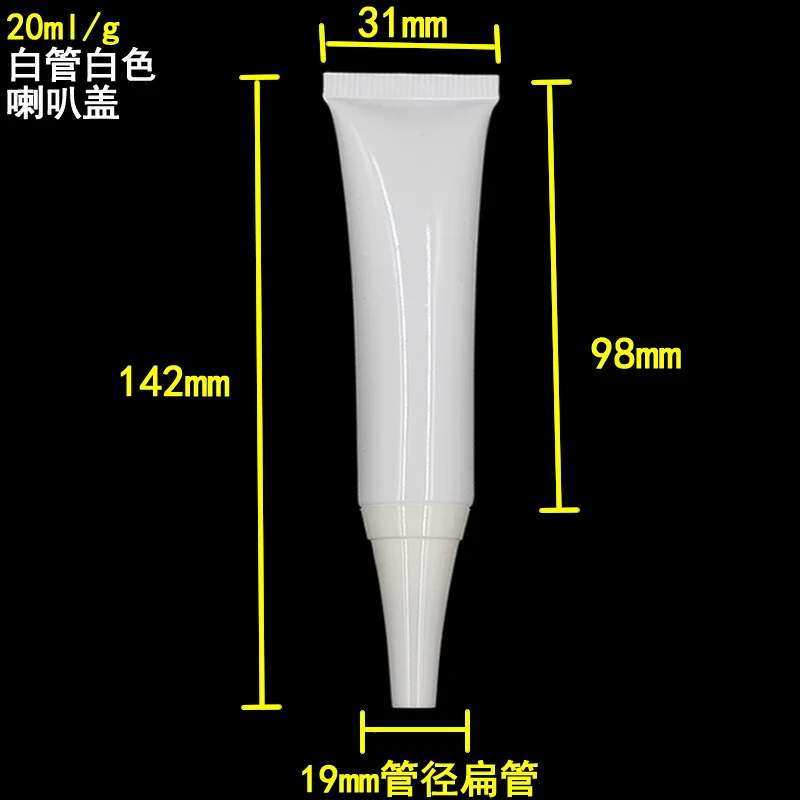 20ml white soft tube holder plastic Eye creams cosmetic container hose makeup packung 50pcs/lot
20ml white soft tube holder plastic Eye creams cosmetic container hose makeup packung 50pcs/lot