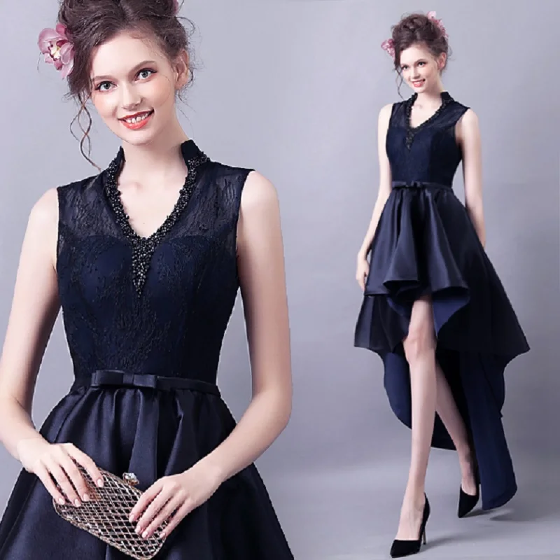 2018new plus size women pregnant bridal wedding party dress Bow sashes lace V neck high low sexy romantic short Bridesmaid dress
2018new plus size women pregnant bridal wedding party dress Bow sashes lace V neck high low sexy romantic short Bridesmaid dress