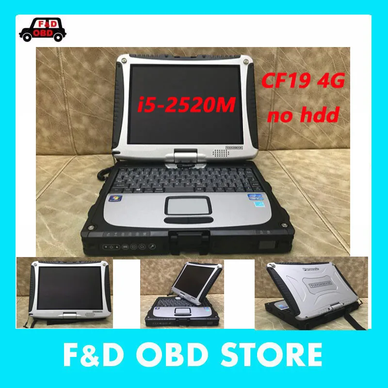 4GB Toughbook Panasoni CF 19 ноутбук с Intel Core i5 2520M с/без hdd программным обеспечением для mb star c4 &