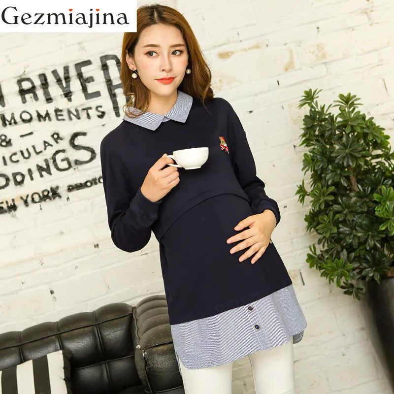 New Pregnant women dress pregnancy wear spring autumn new striped breast-feeding maternity dress fashion nursing shirt sweater
New Pregnant women dress pregnancy wear spring autumn new striped breast-feeding maternity dress fashion nursing shirt sweater