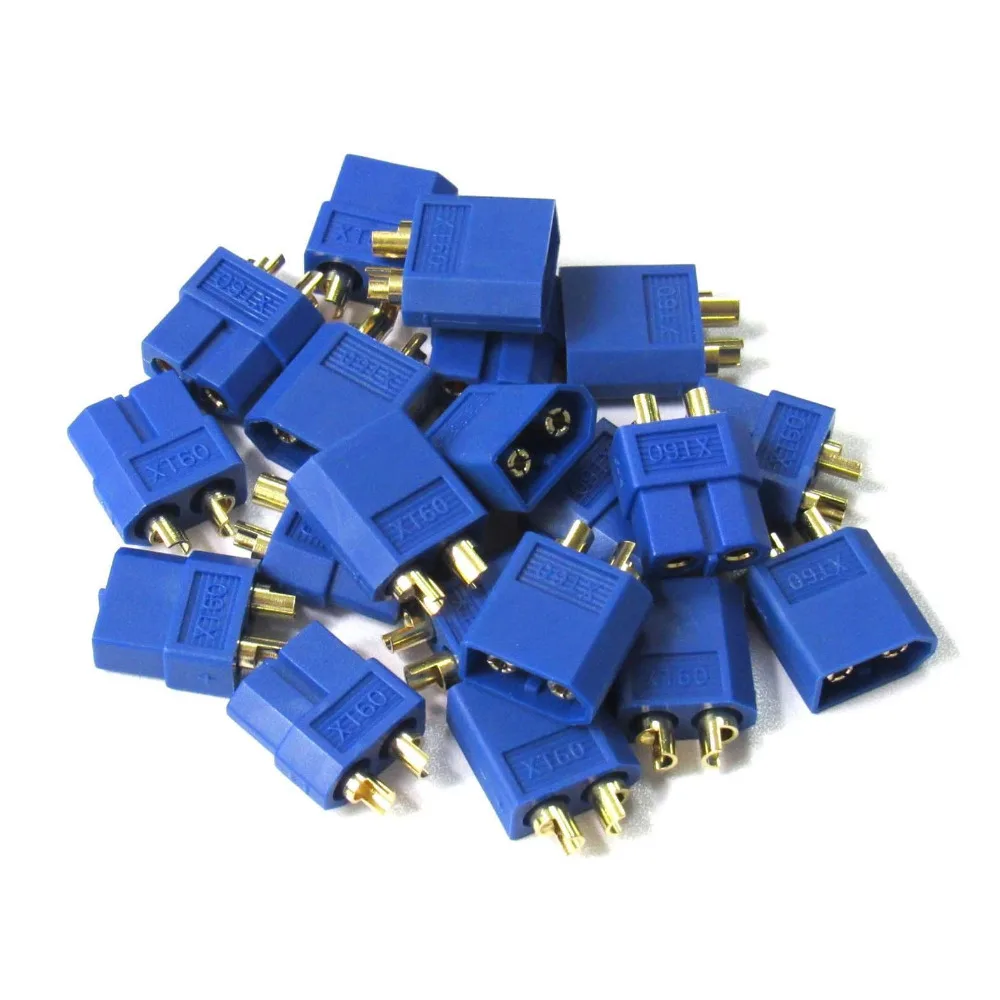 5/10/50 Pairs XT60 Connectors plugs Male/Female Blue FOR Lipo Battery