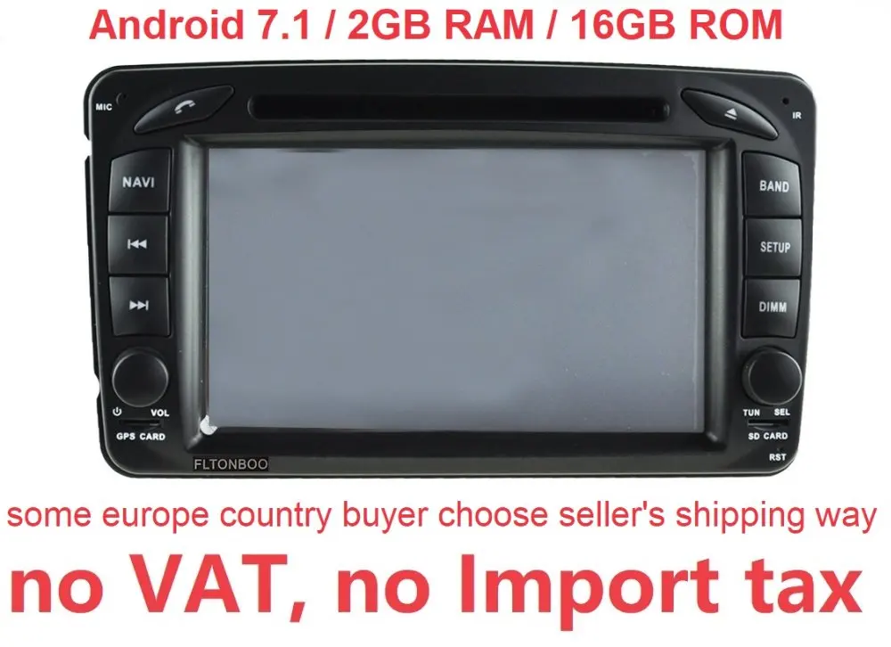 Автомобильный gps навигатор 7 "Android 1 для Mercedes Benz W209 W203 W168 ml W163 W463 Viano W639 2din Wifi 2 Гб