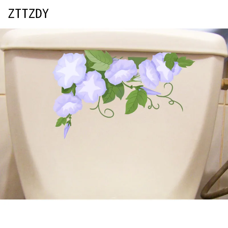 ZTTZDY 14*22.5CM Purple Morning Glory Modern Art Room Wall Decor Bathroom Toilet Seat Stickers T2-0675
ZTTZDY 14*22.5CM Purple Morning Glory Modern Art Room Wall Decor Bathroom Toilet Seat Stickers T2-0675