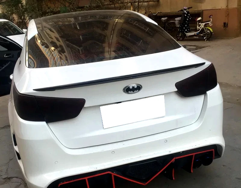 For Kia Optima K5 Spoiler 2014 2015 Car Tail Wing Decoration High Quality ABS Plastic Unpainted Primer Color Rear Trunk Spoiler
For Kia Optima K5 Spoiler 2014 2015 Car Tail Wing Decoration High Quality ABS Plastic Unpainted Primer Color Rear Trunk Spoiler