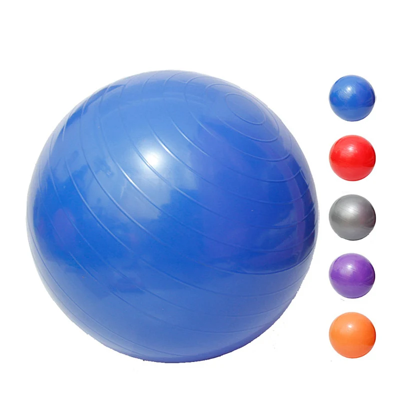 

High quality Utility Anti-slip Yoga Ball Exercise 45cm 65cm Pilates Balance Sport Fitball Proof Balls for Gym Fitness Training