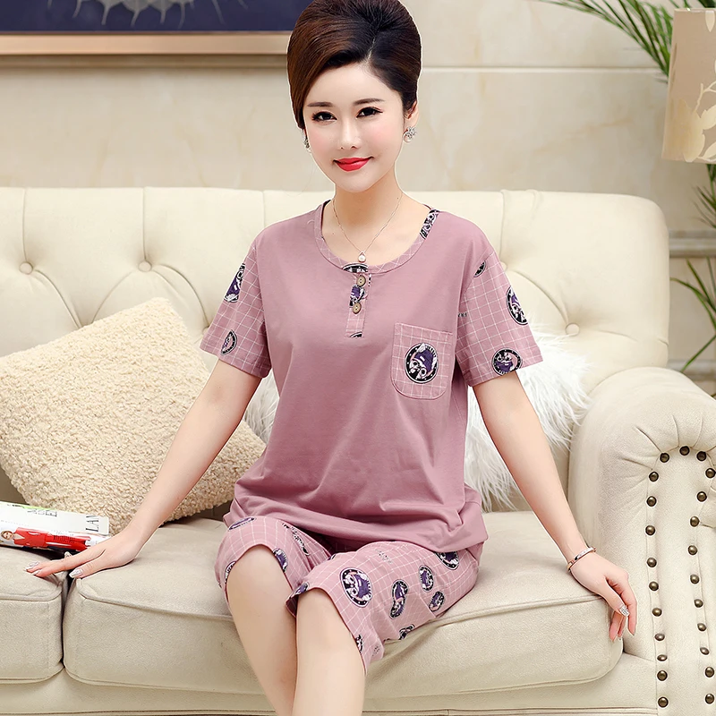 Women Pajamas Sexy Cotton Pyjama 2pcs Set Women Plaid Nightwear 2019 Summer New Sleepwear M-4XL
Women Pajamas Sexy Cotton Pyjama 2pcs Set Women Plaid Nightwear 2019 Summer New Sleepwear M-4XL
