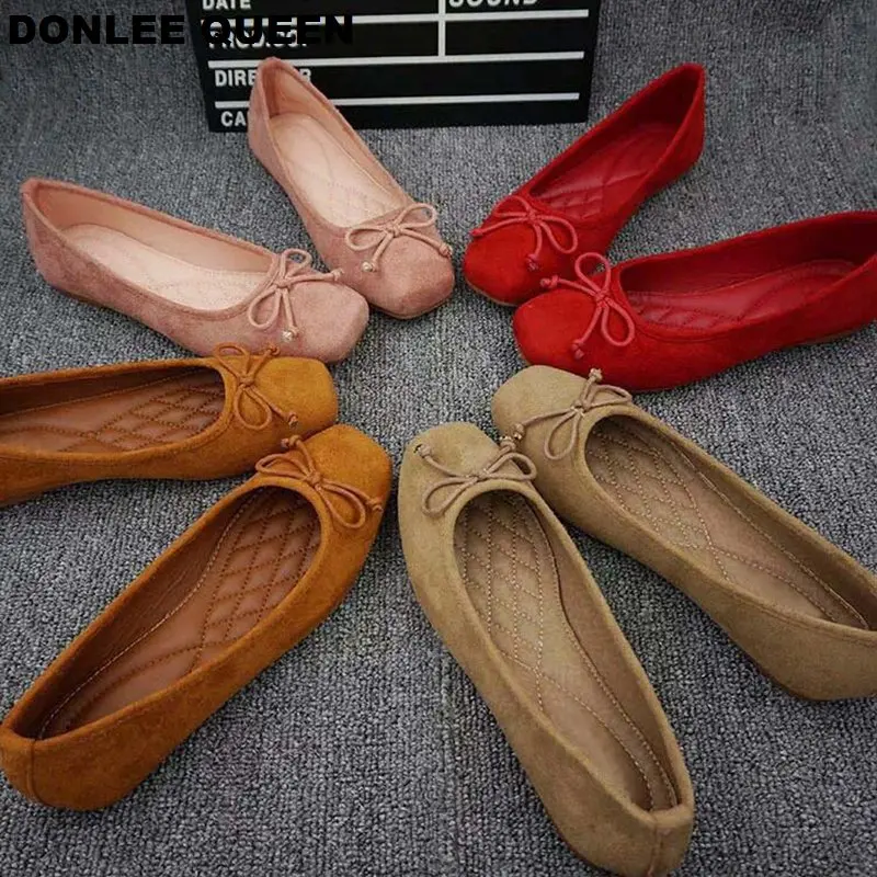 19 Spring Autumn Suede Flats Shoes Floating Flat Bottomed Version Of Square Toe Latex Insole Pregnant Women Large Size Boat Shoe
19 Spring Autumn Suede Flats Shoes Floating Flat Bottomed Version Of Square Toe Latex Insole Pregnant Women Large Size Boat Shoe