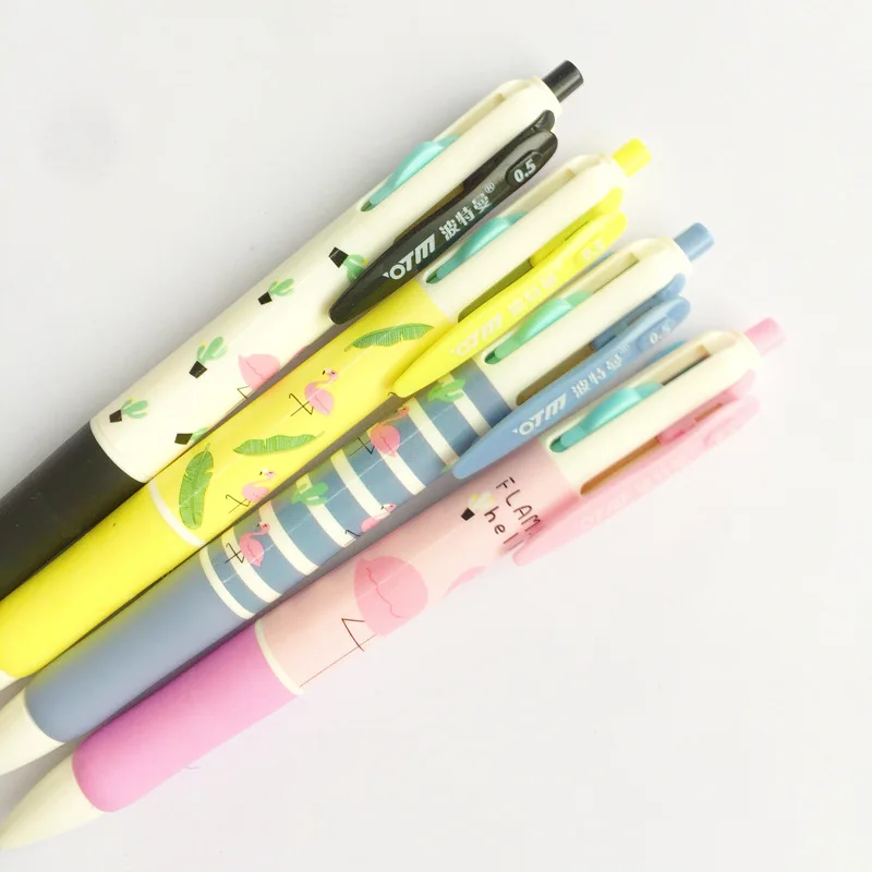 4 Color Fresh Flamingos Press Ballpoint Pen Writing Drawing Ball Pen Office School Supply Student Stationery
4 Color Fresh Flamingos Press Ballpoint Pen Writing Drawing Ball Pen Office School Supply Student Stationery