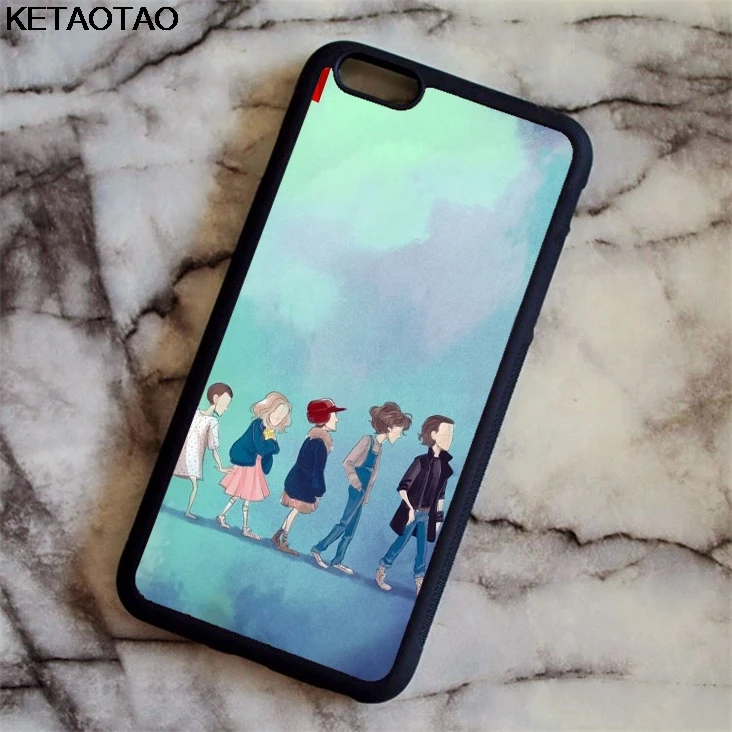 KETAOTAO ТВ странные вещи телефонные чехлы для iPhone 4S 5C 5S 6 6S 7 8 Plus XR XS Max XS7 Чехол Мягкий