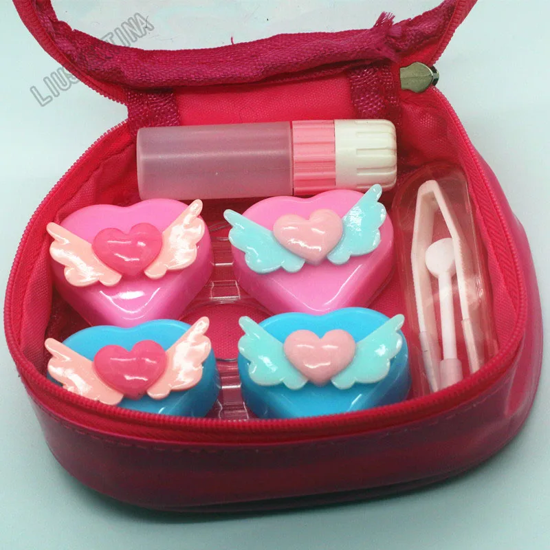 LIUSVENTINA Hot Sale DIY Resin Cute Colorful Flying Love Combo Contact Lens Case Bag Container for Color Lenses Gift for Girls
LIUSVENTINA Hot Sale DIY Resin Cute Colorful Flying Love Combo Contact Lens Case Bag Container for Color Lenses Gift for Girls