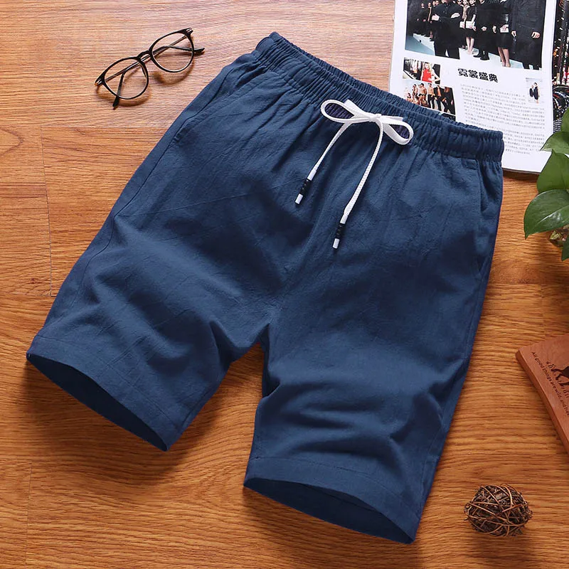 Mens Summer Shorts Cotton Solid Loose Casual Shorts Elastic Waist Bermuda Masculina Plus Size 5XL Work Short Pants Short Homme
Mens Summer Shorts Cotton Solid Loose Casual Shorts Elastic Waist Bermuda Masculina Plus Size 5XL Work Short Pants Short Homme