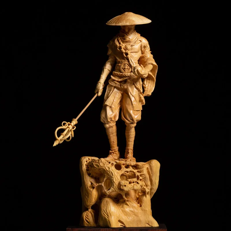 Boxwood Carving Home Decor Chinese Creative Solid Wood Carving Crafts Living Room Decor Desk Decor Wushu Monk M1760
Boxwood Carving Home Decor Chinese Creative Solid Wood Carving Crafts Living Room Decor Desk Decor Wushu Monk M1760