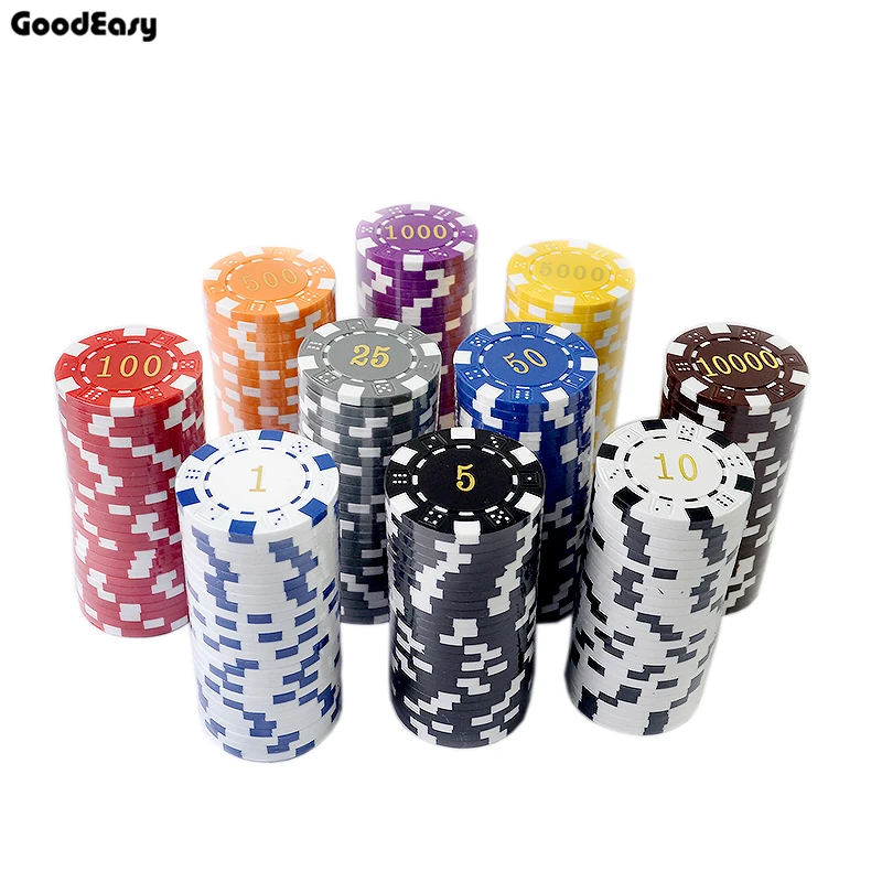 200 шт.-500 шт./компл. 12 видов цветов 11 5 г/шт. ABS золочение фишки для покера монеты