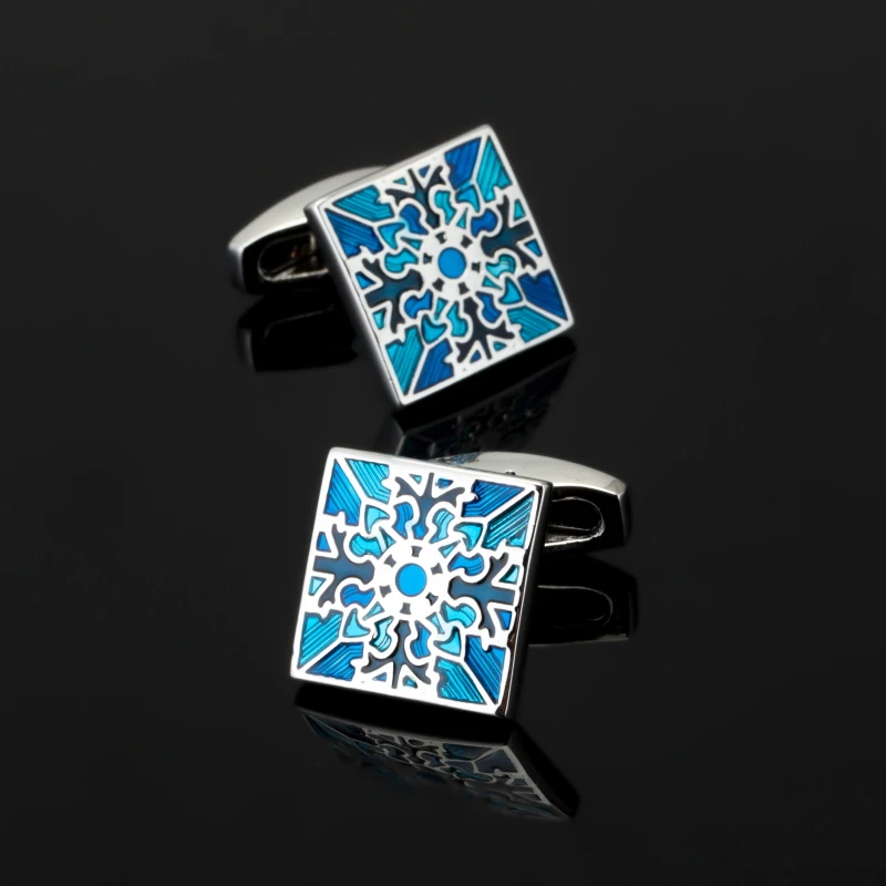 High quality men's shirt Cufflinks Blue pattern 3 pairs of packaged and sold wholesale manufacturers free shipping
High quality men's shirt Cufflinks Blue pattern 3 pairs of packaged and sold wholesale manufacturers free shipping