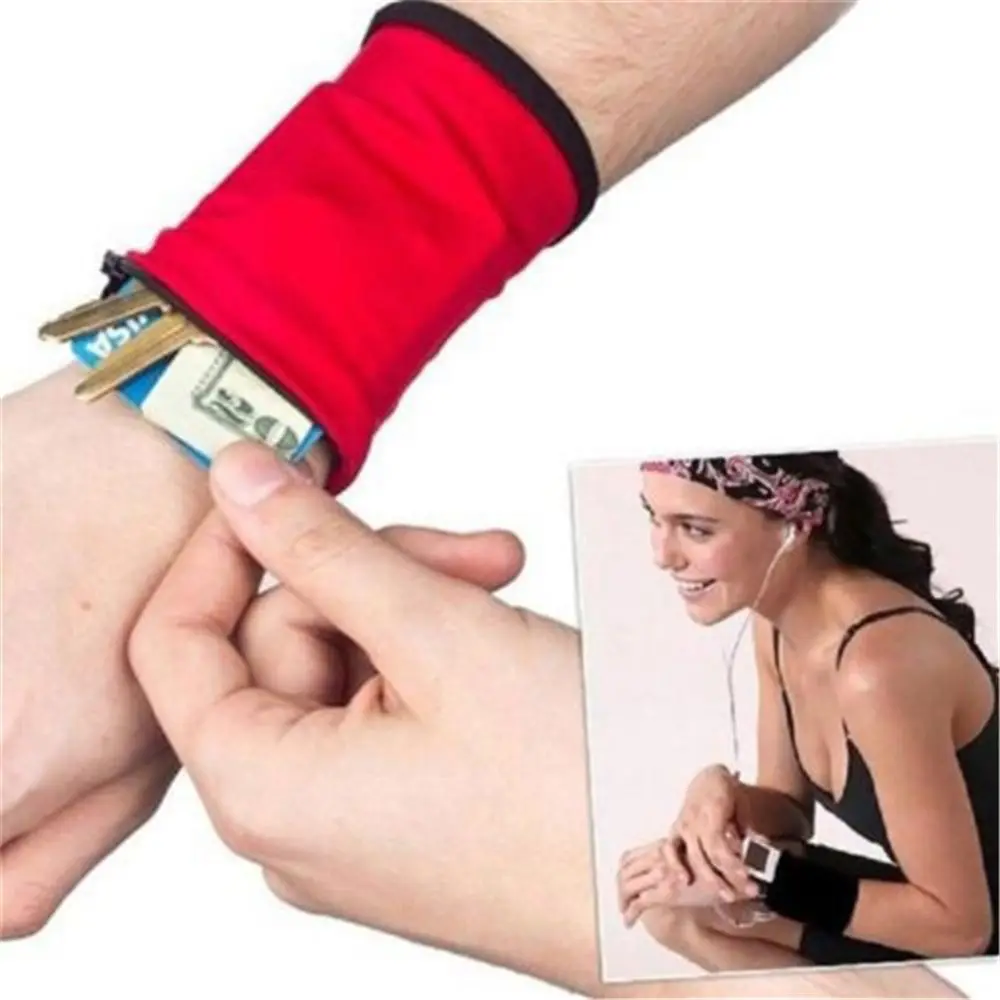 Cycling Running Wrist Wallet Pocket Wristband Coin Keys Storage Bag Zipper Sport Wrist Support Wrap Coin Purses Pouch
Cycling Running Wrist Wallet Pocket Wristband Coin Keys Storage Bag Zipper Sport Wrist Support Wrap Coin Purses Pouch