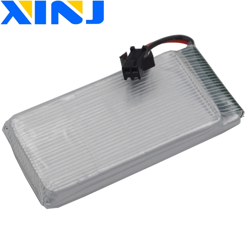 XINJ 2 шт. 3 7 V 1800 мА/ч 25C Перезаряжаемые литий-полимерный Батарея SM Plug 903465 для