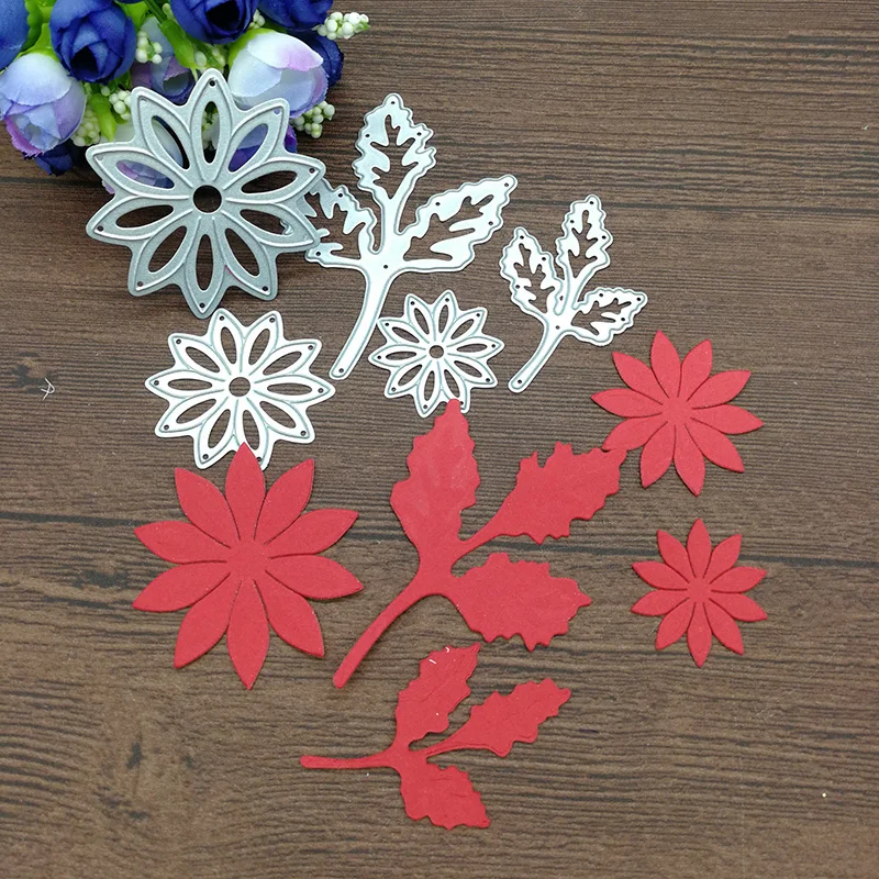 5pcs flower and leaf Metal Cutting dies Stencil Scrapbooking Photo Album Card Paper Embossing Craft DIY
5pcs flower and leaf Metal Cutting dies Stencil Scrapbooking Photo Album Card Paper Embossing Craft DIY