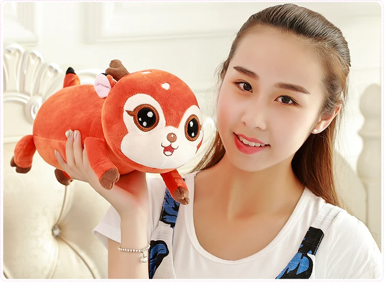 new arrival , prone sika deer doll soft plush toy throw pillow home decoration birthday gift h2868
new arrival , prone sika deer doll soft plush toy throw pillow home decoration birthday gift h2868