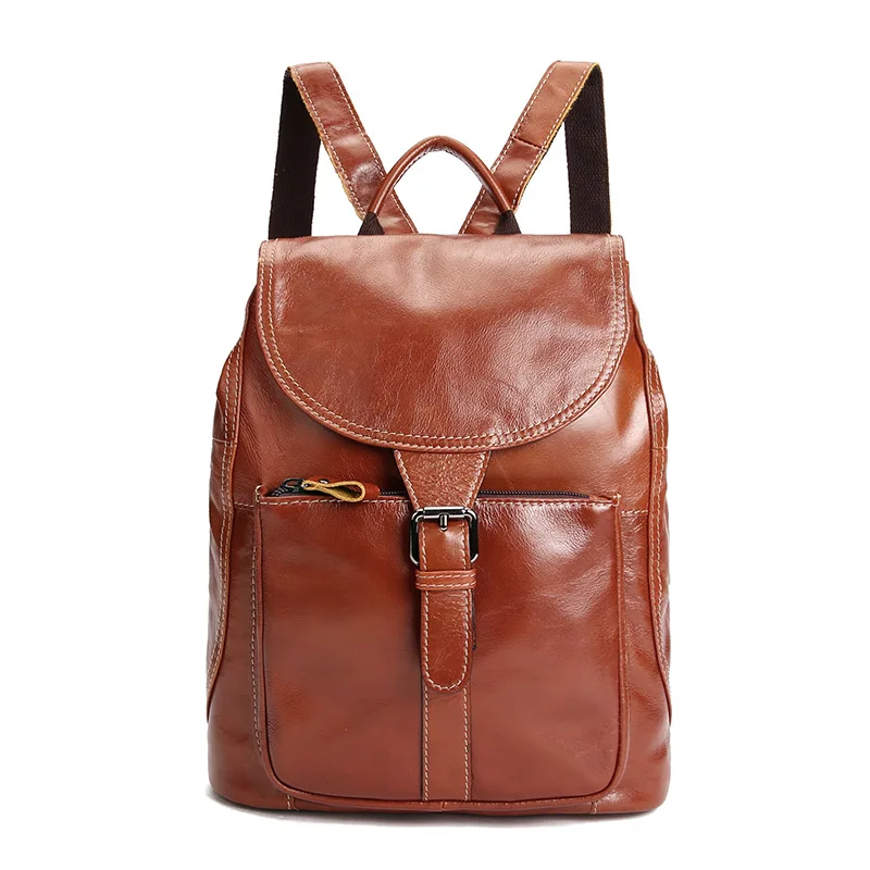 Popular Fashion Oil Wax Cow Leather Women's Backpacks Preppy Style School Bag REAL Genuine Leather Small Women's Travel Bags
Popular Fashion Oil Wax Cow Leather Women's Backpacks Preppy Style School Bag REAL Genuine Leather Small Women's Travel Bags