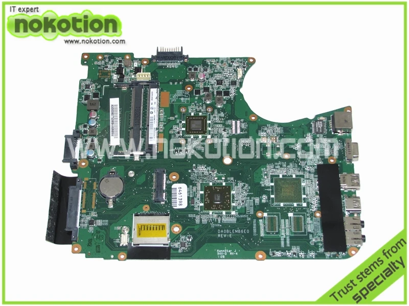 Материнская плата NOKOTION A0000807508 DA0BLEMB6E0 для ноутбука Toshiba Satellite L750D L755D E-350, материнская плата, Гарантия 60 дней
Материнская плата NOKOTION A0000807508 DA0BLEMB6E0 для ноутбука Toshiba Satellite L750D L755D E-350, материнская плата, Гарантия 60 дней