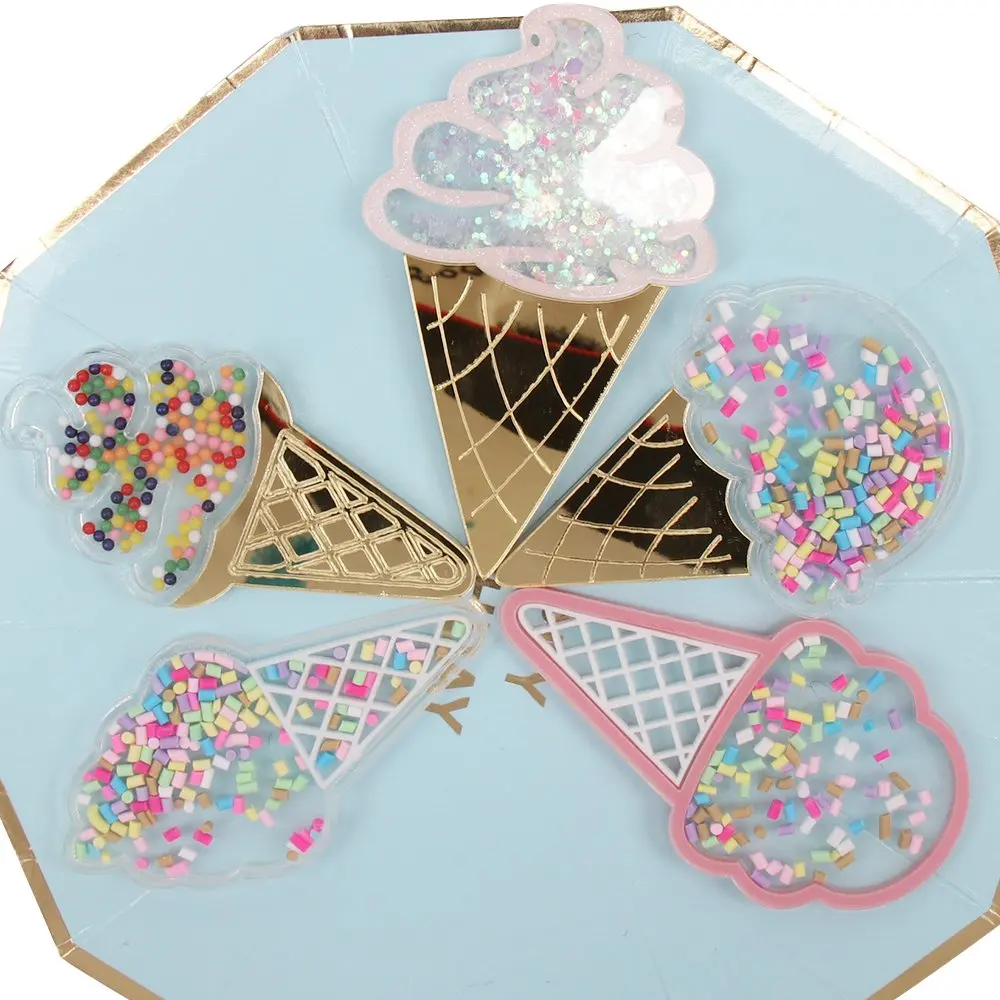 IBOWS 1pc Ice cream Liquid Quicksand Cover Filling Sequin Appliques Cute Acrylic Accessories Phone Decor DIY Hair Clips Material
IBOWS 1pc Ice cream Liquid Quicksand Cover Filling Sequin Appliques Cute Acrylic Accessories Phone Decor DIY Hair Clips Material