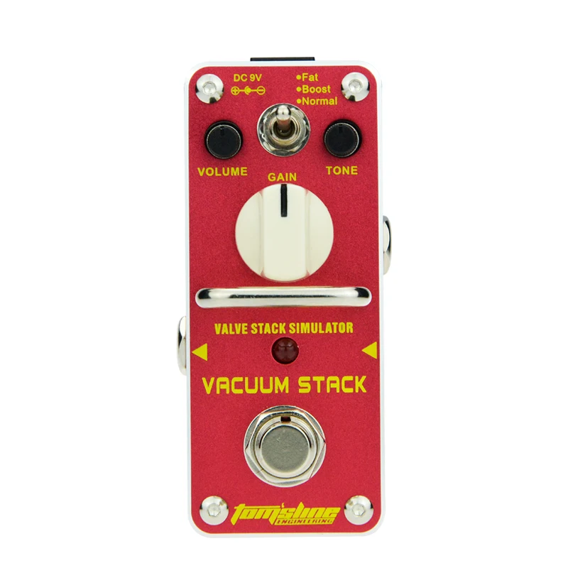 AROMA AVS-3 Valve Stack Simulator Guitar Effect Pedal Tube Distortion Tone of a Valve Combo Amplifier Guitar Pedal True Bypass
AROMA AVS-3 Valve Stack Simulator Guitar Effect Pedal Tube Distortion Tone of a Valve Combo Amplifier Guitar Pedal True Bypass