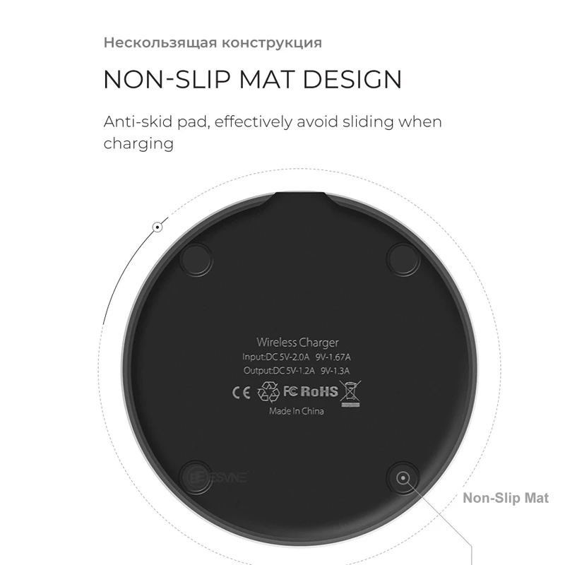 VEEAII Qi 5w Fast Wireless Charger for iPhone MAX X XR XS 8 plus for Samsung Galaxy S8 S9 Note 8 9 Huawei Xiaomi Charging Pad
VEEAII Qi 5w Fast Wireless Charger for iPhone MAX X XR XS 8 plus for Samsung Galaxy S8 S9 Note 8 9 Huawei Xiaomi Charging Pad