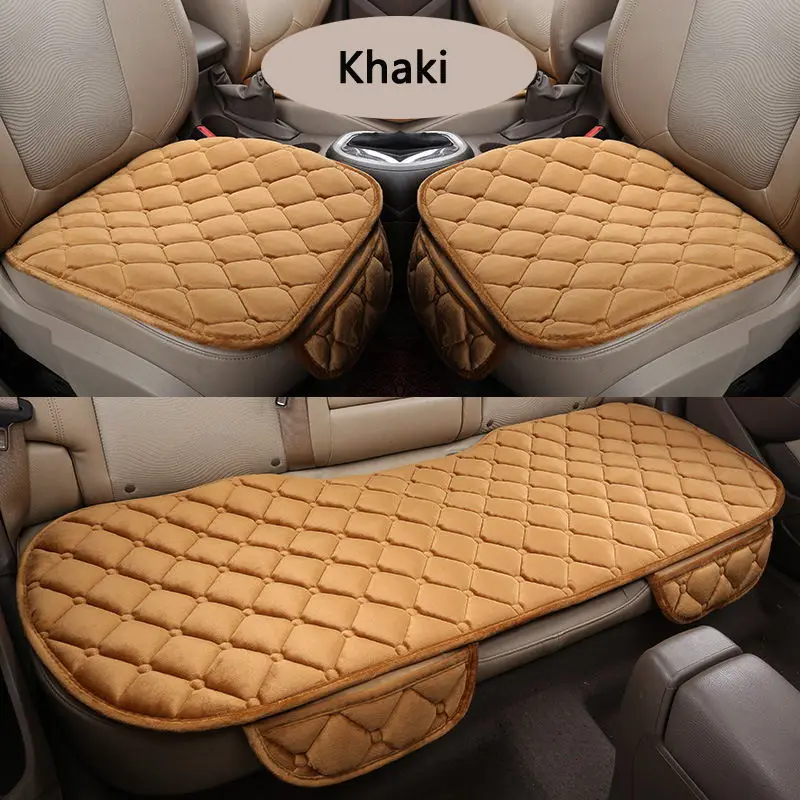 Non-slip Warm Car Seat Cover Cushion 3 in 1 Set Suit Auto Seat Coves Protector Mat Front Back Seat Covers Cushions
Non-slip Warm Car Seat Cover Cushion 3 in 1 Set Suit Auto Seat Coves Protector Mat Front Back Seat Covers Cushions