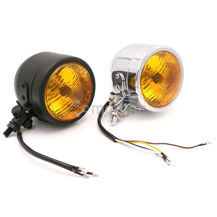 Motorcycle Vintage Custom Headlight Fog Light HS1 12V 35W Front Lamp Universal for CB Streetfighter Cafe Racer Bobber Chopper
Motorcycle Vintage Custom Headlight Fog Light HS1 12V 35W Front Lamp Universal for CB Streetfighter Cafe Racer Bobber Chopper