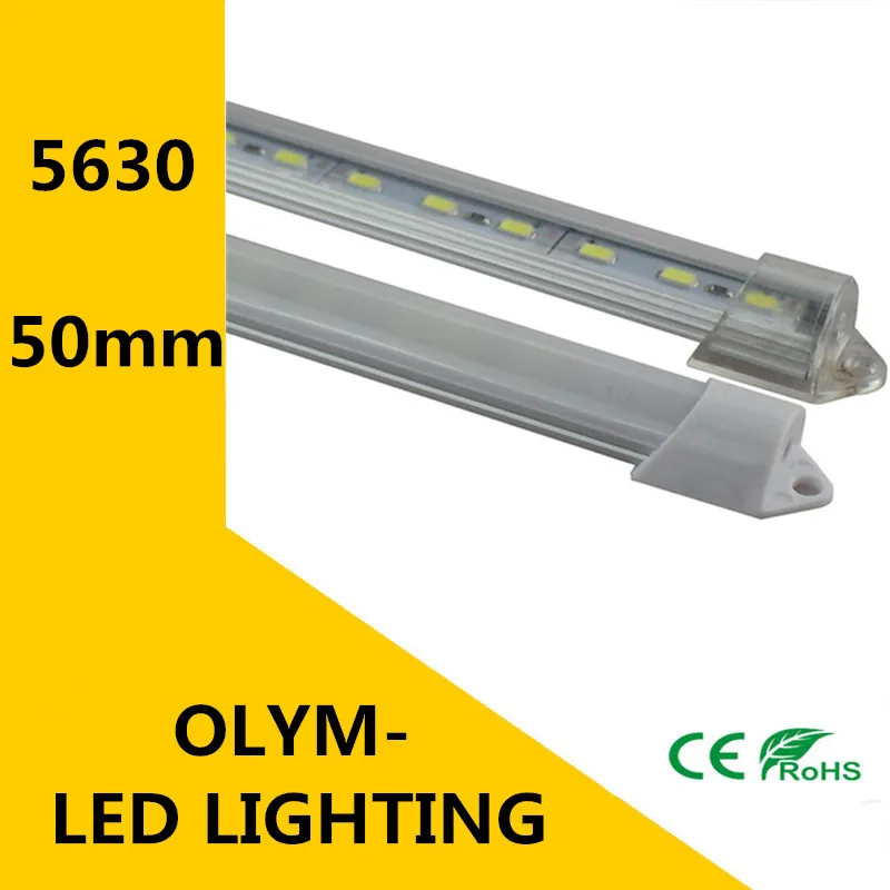 10X 50 см Заводская оптовая продажа DC 12VSMD 5630 LED жесткая Жесткая светодиодная полоса