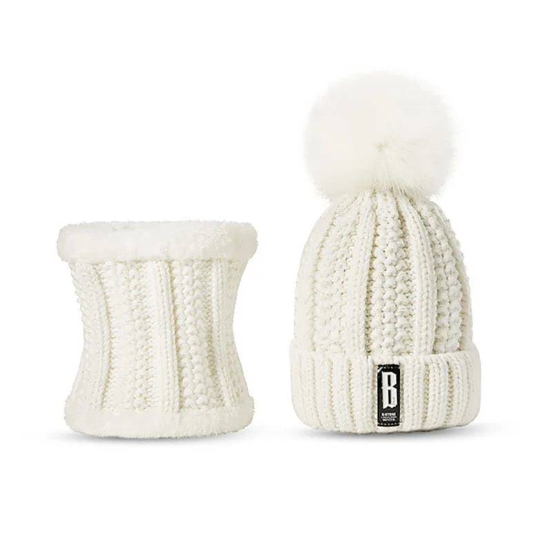 2 Pieces Set Women Warm Scarf Hat Set Winter Solid Pompoms Knitted Caps And Scarves Cotton Female Winter Hat Casual Solid Color
2 Pieces Set Women Warm Scarf Hat Set Winter Solid Pompoms Knitted Caps And Scarves Cotton Female Winter Hat Casual Solid Color
