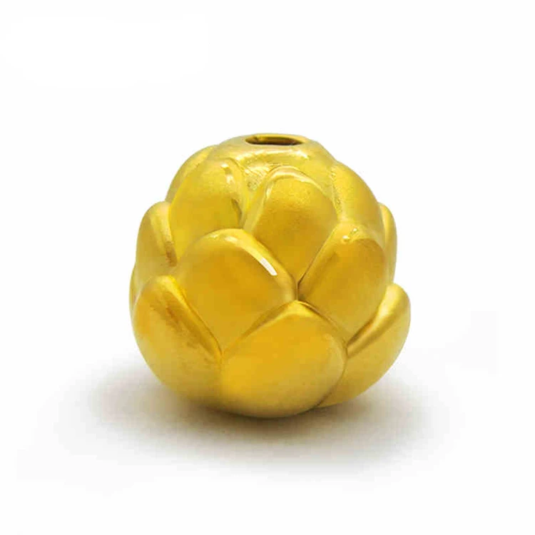

Новое поступление, однотонный браслет из желтого золота 24K, модель 3D 999, браслет 0,99 г