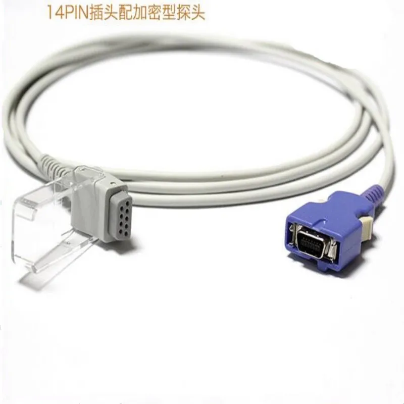 Free Shipping Compatibe for SCP-10 Nellcor 14 Pin to DB9 Pin Spo2 Extension Cable TPU 2.4M Medical Adapter Cable and Wire
Free Shipping Compatibe for SCP-10 Nellcor 14 Pin to DB9 Pin Spo2 Extension Cable TPU 2.4M Medical Adapter Cable and Wire