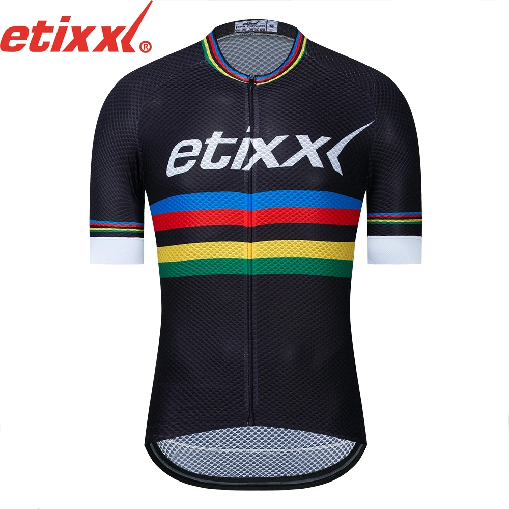 ETIXXL Men's Cycling Jersey 2020 Team etixxl Summer Cycling Clothing Quick Drying Racing Sport Shirts Mtb Bicycle Jerseys
ETIXXL Men's Cycling Jersey 2020 Team etixxl Summer Cycling Clothing Quick Drying Racing Sport Shirts Mtb Bicycle Jerseys
