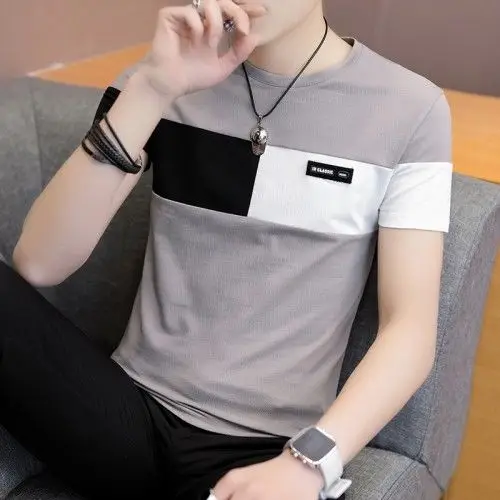 2022 new men t shirt casual short sleeve men's basic tops tees stretch t shirt mens clothing chemise homme
2022 new men t shirt casual short sleeve men's basic tops tees stretch t shirt mens clothing chemise homme