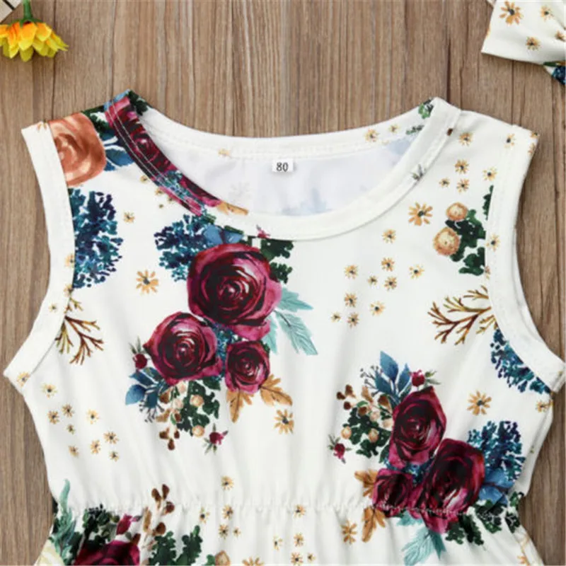 Newborn Baby Girls Sleeveless Tassels Floral Romper Jumpsuit Headband Clothes Outfits Summer
Newborn Baby Girls Sleeveless Tassels Floral Romper Jumpsuit Headband Clothes Outfits Summer