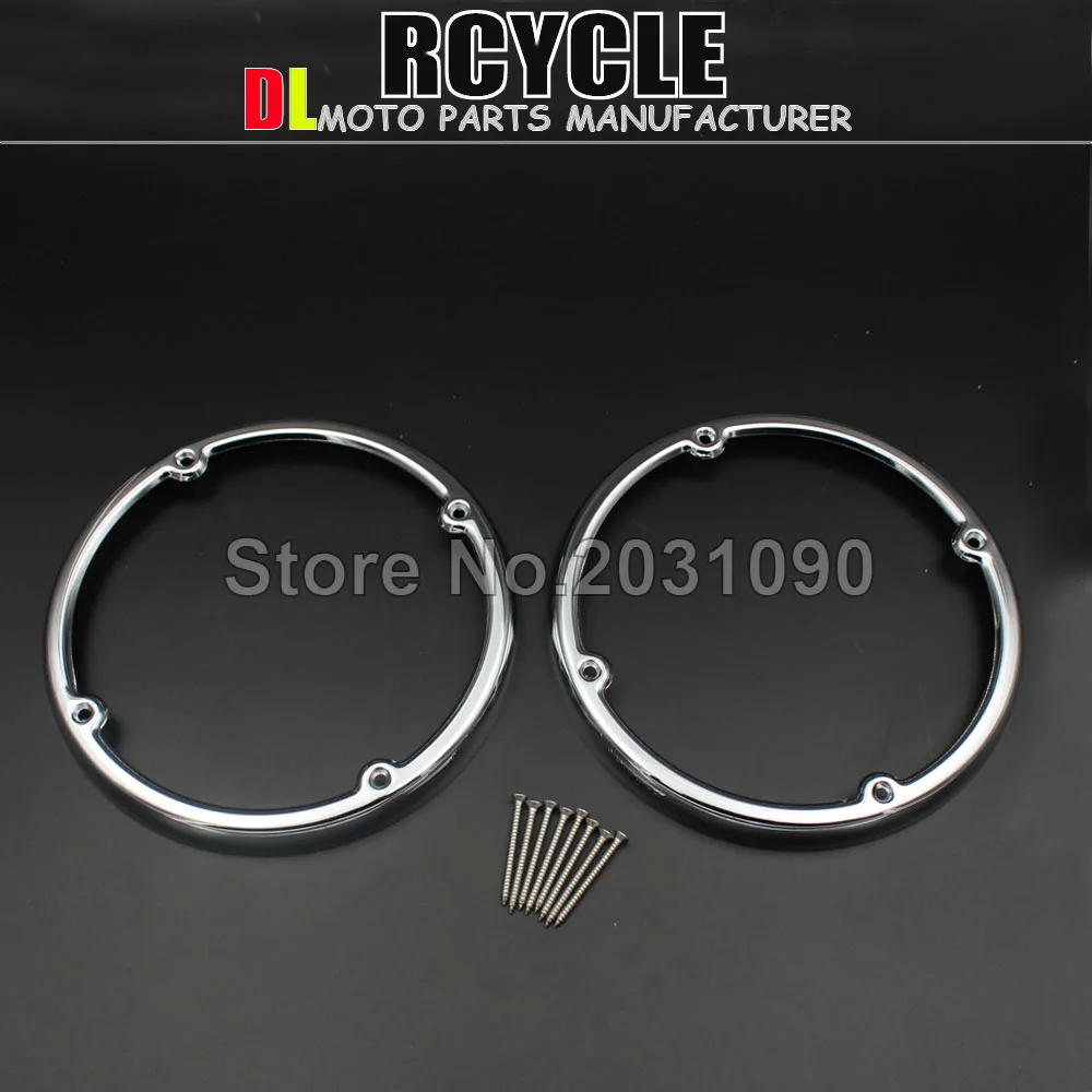 Chrome Speaker trim For Harley Touring FLT FLHT FLHRC Lower Vented Fairings new 2013
Chrome Speaker trim For Harley Touring FLT FLHT FLHRC Lower Vented Fairings new 2013