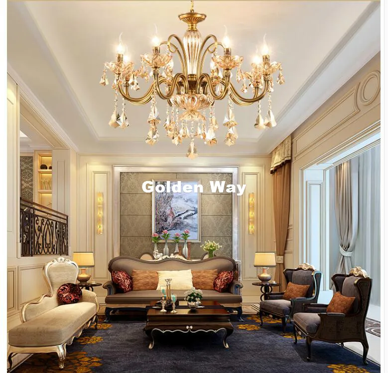 Free Shipping European Crystal Chandeliers Living Room Lamps Dining Room Bedroom Modern Retro Chandelier 100% Guaranteed
Free Shipping European Crystal Chandeliers Living Room Lamps Dining Room Bedroom Modern Retro Chandelier 100% Guaranteed