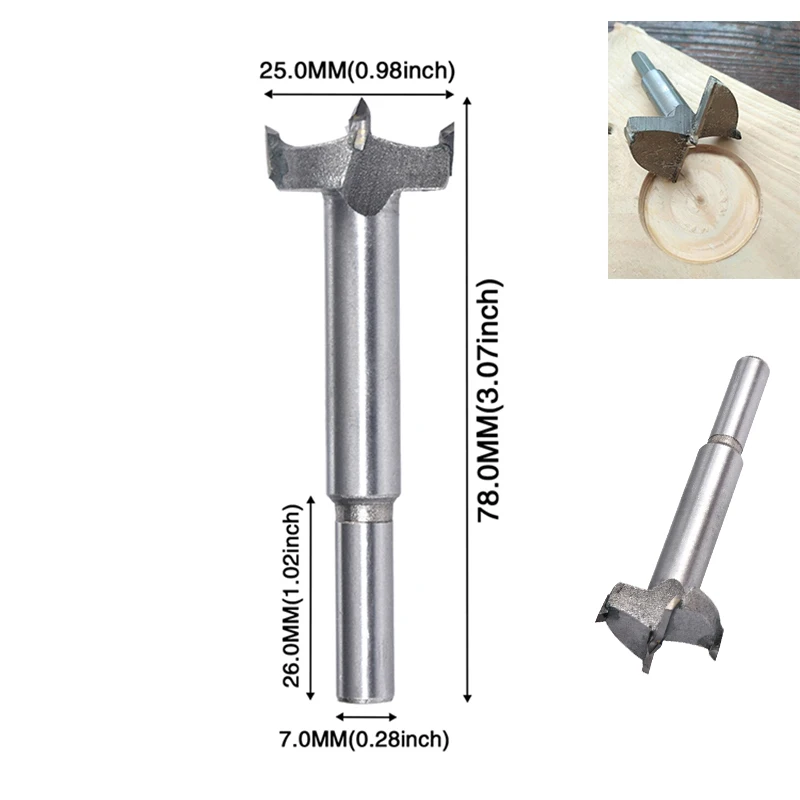 25mm Forstner Wood Drill Bit Center Hole Saw Cutter Forstner Auger Drill Bit Rotary Tools For Carpentry Woodworking Carbon Steel
25mm Forstner Wood Drill Bit Center Hole Saw Cutter Forstner Auger Drill Bit Rotary Tools For Carpentry Woodworking Carbon Steel