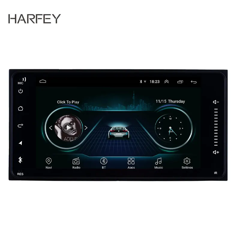 Автомобильный радиоприемник 2Din 7 дюймов Android 8 1 для универсального TOYOTA COROLLA Camry