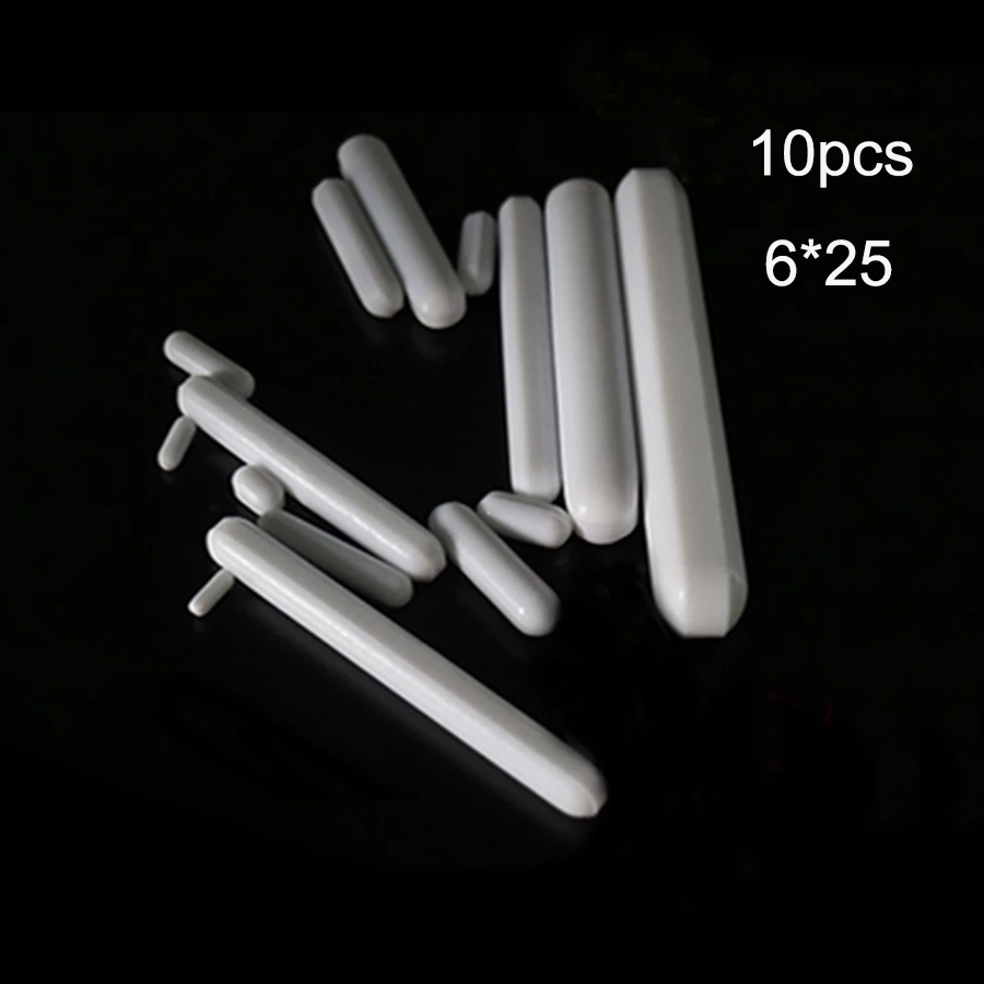 10 шт. магнитная мешалка C6x25mm PTFE|Лабораторное сушильное оборудование| |