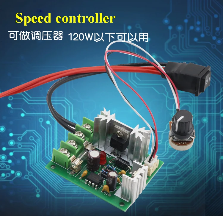 12V 24V DC Speed Controller Motor Governor CW CCW Rotation Switch Dual Control Motor Electronic Driver
12V 24V DC Speed Controller Motor Governor CW CCW Rotation Switch Dual Control Motor Electronic Driver