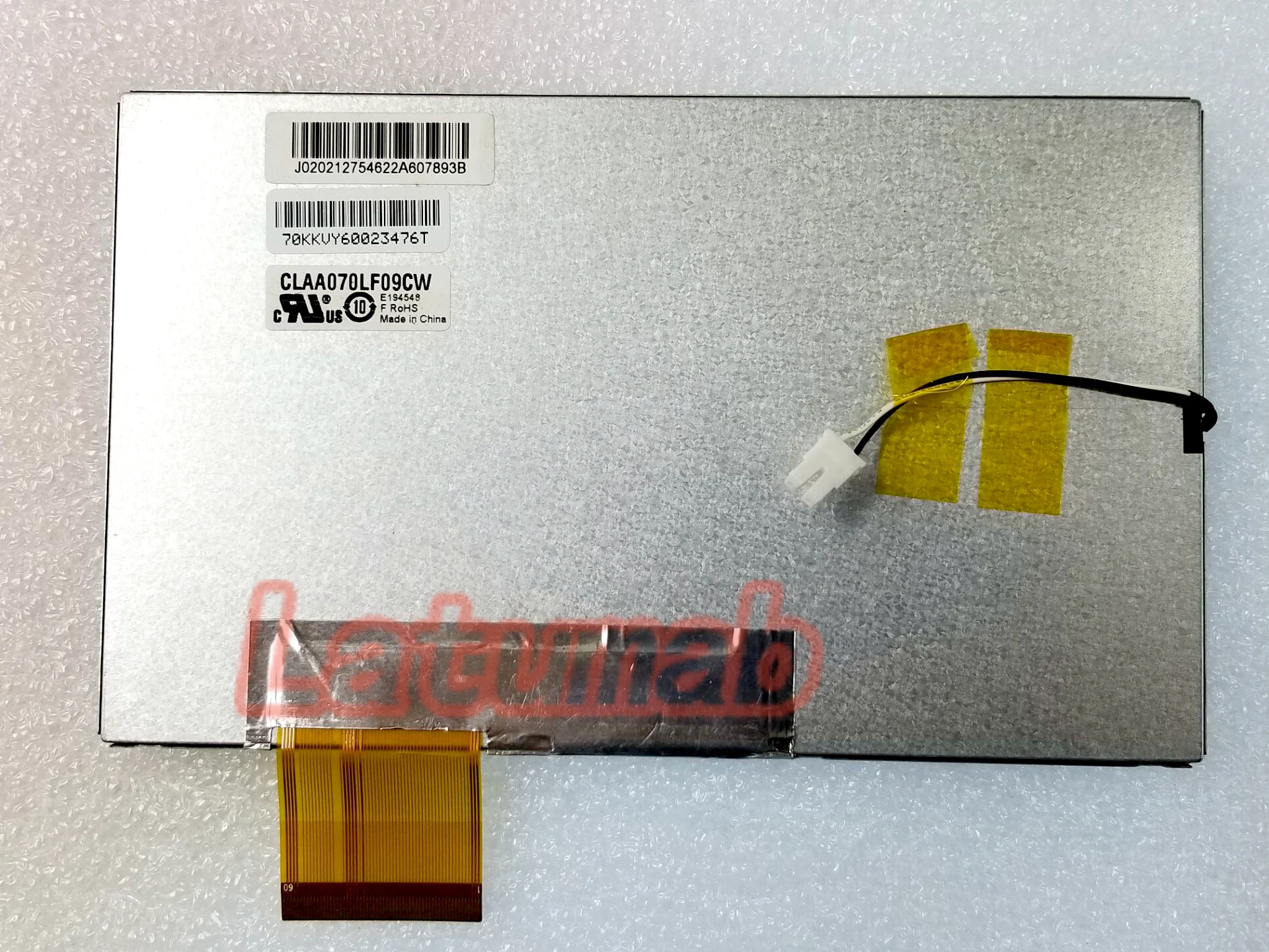 Latumab New Original 7" inch CLAA070LF09CW LCD Screen DISPLAY PANEL Free shipping
Latumab New Original 7" inch CLAA070LF09CW LCD Screen DISPLAY PANEL Free shipping