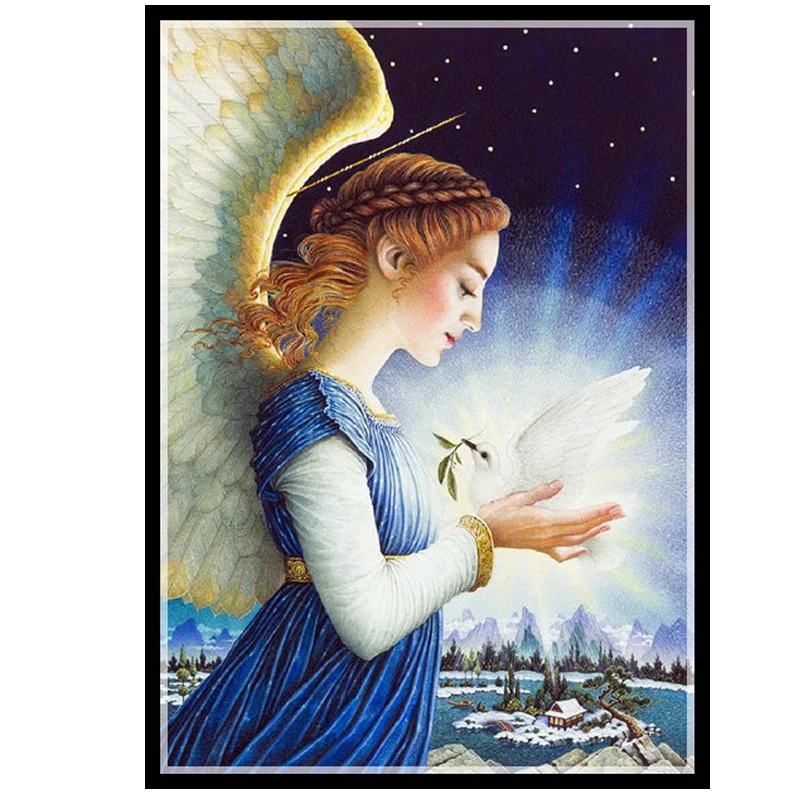 Needlework DIY DMC 14CT unprinted Cross stitch kits For Embroidery Angel Pigeon Home Decor Counted Cross-Stitching embroidered
Needlework DIY DMC 14CT unprinted Cross stitch kits For Embroidery Angel Pigeon Home Decor Counted Cross-Stitching embroidered