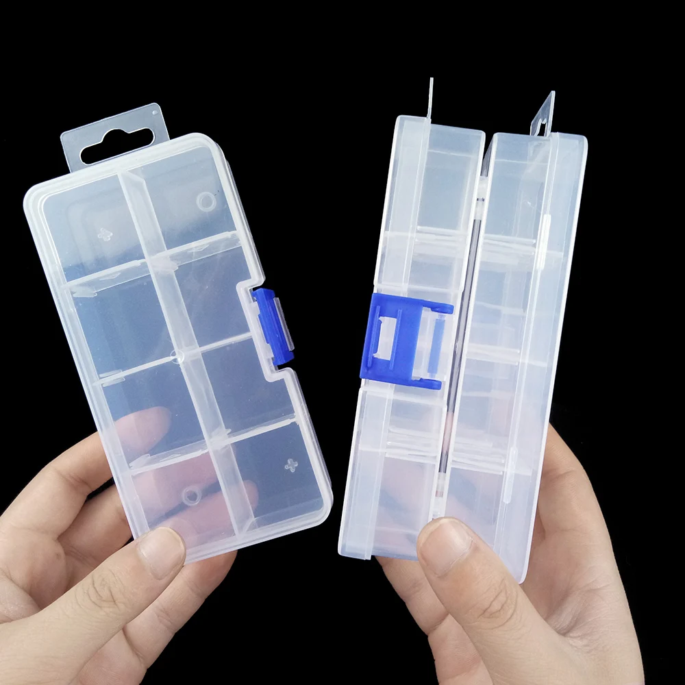 JHNBY Adjustable 8 Slots Transparent Compartment Plastic Jewelry Box Storage Case Container for Beads Earrings Rings Gift Boxes
JHNBY Adjustable 8 Slots Transparent Compartment Plastic Jewelry Box Storage Case Container for Beads Earrings Rings Gift Boxes