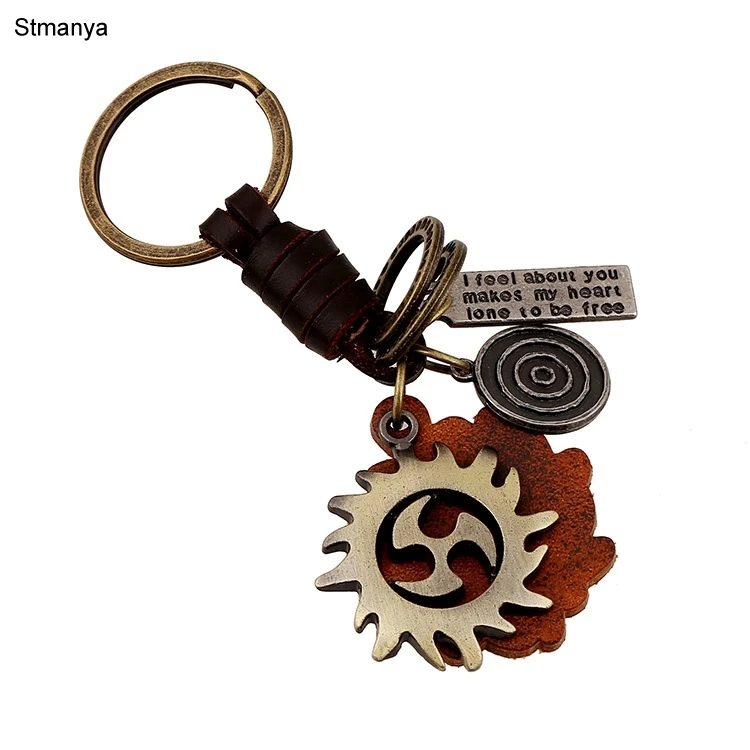 Retro Personality alloy model Genuine Leather Men Women keychain jewelry car key chain ring holder bag pendant Key Ring 17373
Retro Personality alloy model Genuine Leather Men Women keychain jewelry car key chain ring holder bag pendant Key Ring 17373