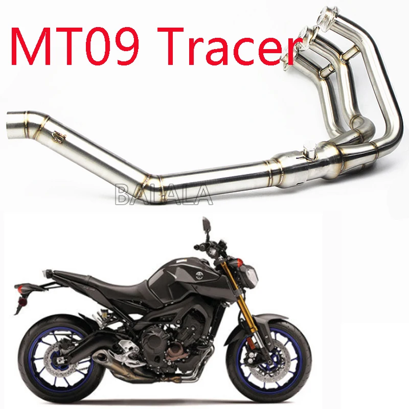 51 мм передняя выхлопная труба мотоцикла для Yamaha MT09 MT 09 FZ09 Соединительная