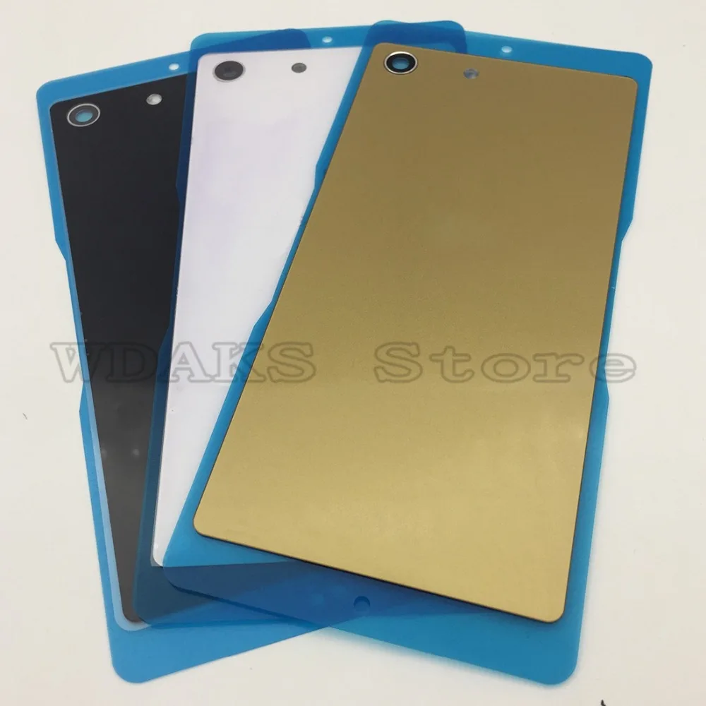 Оригинальный Для Sony Xperia M5 Dual E5603 E5633 задняя крышка батарейного отсека стекло