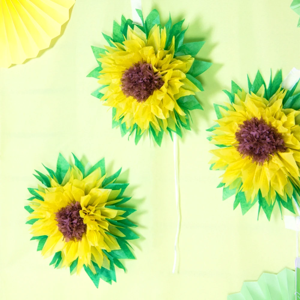 30cm Set of 3 Tissue Paper Sunflowers Decor Gerbera Daises for Ice Cream Party Bridal Shower Wedding Party Baby Shower Birthday
30cm Set of 3 Tissue Paper Sunflowers Decor Gerbera Daises for Ice Cream Party Bridal Shower Wedding Party Baby Shower Birthday
