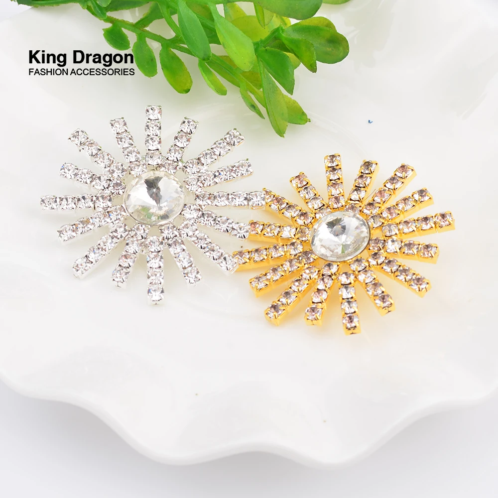 New Arrival Metal Snowflake Rhinestone Button Used On Clothes 38MM 5PCS/Lot Shank Back Silver Color or Gold KD513
New Arrival Metal Snowflake Rhinestone Button Used On Clothes 38MM 5PCS/Lot Shank Back Silver Color or Gold KD513